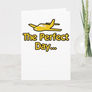 The Perfect Day Airplane Card