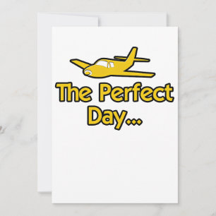 The Perfect Day Airplane Card