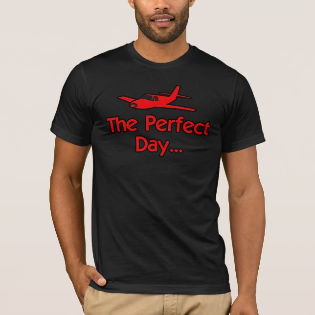 The Perfect Day Airplane T-Shirt (Front)