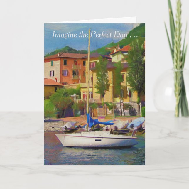 The Perfect Day Happy Birthday Card (Front)