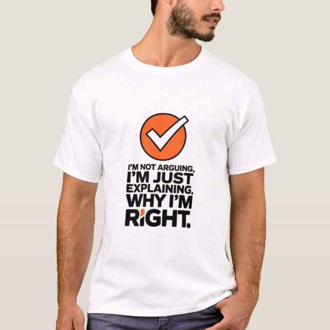 The perfect design for opinionated people  T-Shirt (Front)