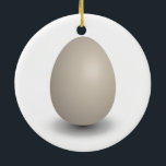 the perfect egg ceramic ornament<br><div class="desc">egg illustration by asyrum</div>