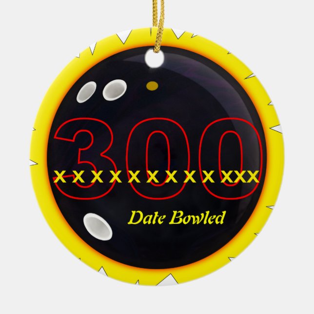 The Perfect Game Ceramic Ornament (Front)