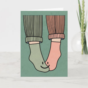 The Perfect Match Couple Happy Anniversary Card