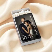 The Perfect Match Photo Matchbook Favours
