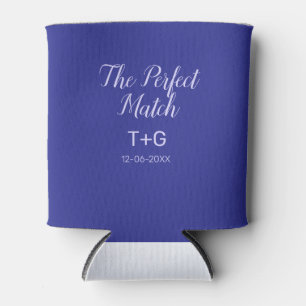 The perfect match royal blue luxury add couple nam can cooler