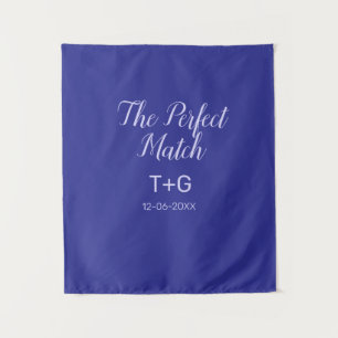 The perfect match royal blue luxury add couple nam tapestry