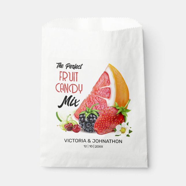 The Perfect Mix Fruit Thank You Favour Bag (Front)