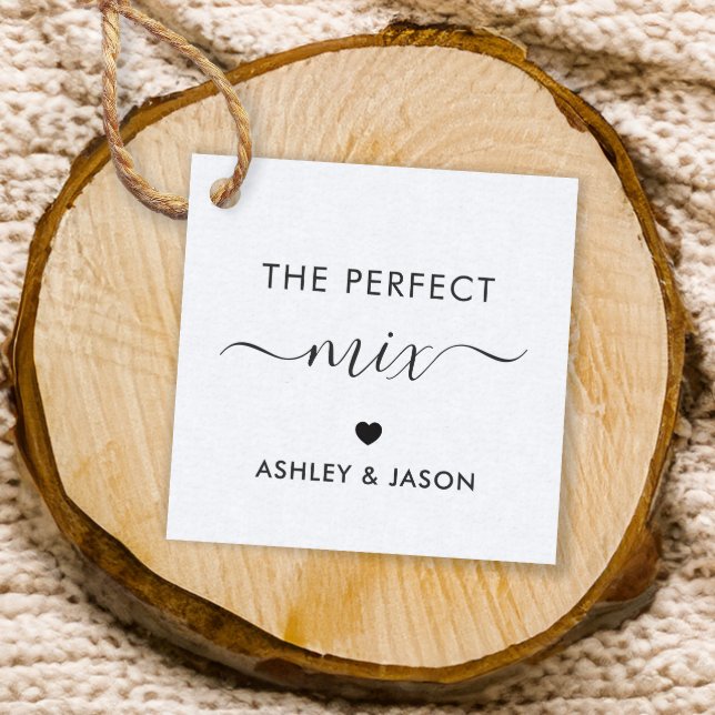 The Perfect Mix Spice or Trail Mix Gift Tag, Kraft Favour Tags (Creator Uploaded)