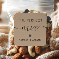 The Perfect Mix Spice or Trail Mix Sticker, Kraft