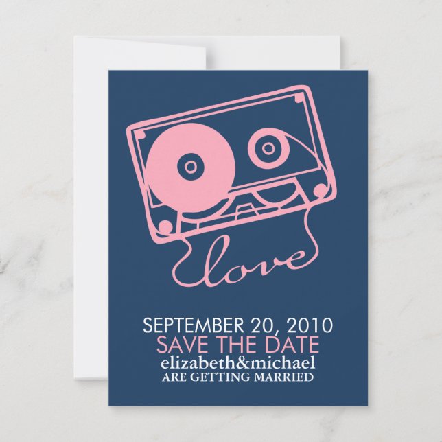 The Perfect Mix Wedding Save the Date (Front)