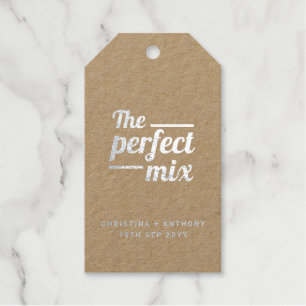 The Perfect Mix Wedding Snack Favour Gift Tags