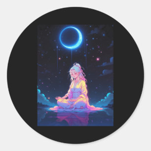 The Perfect Nighttime Ritual Classic Round Sticker