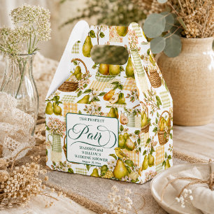 The Perfect Pair Cottagecore Wedding Shower Favor Box