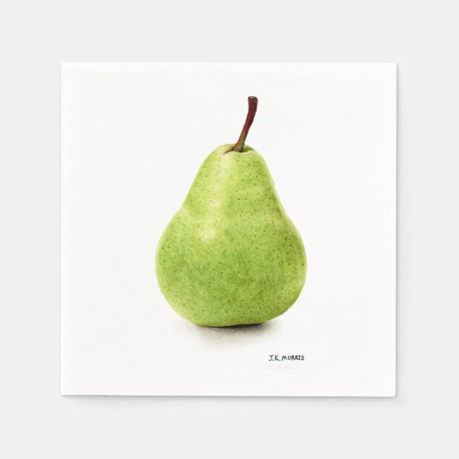 The Perfect Pear Napkin (Front)