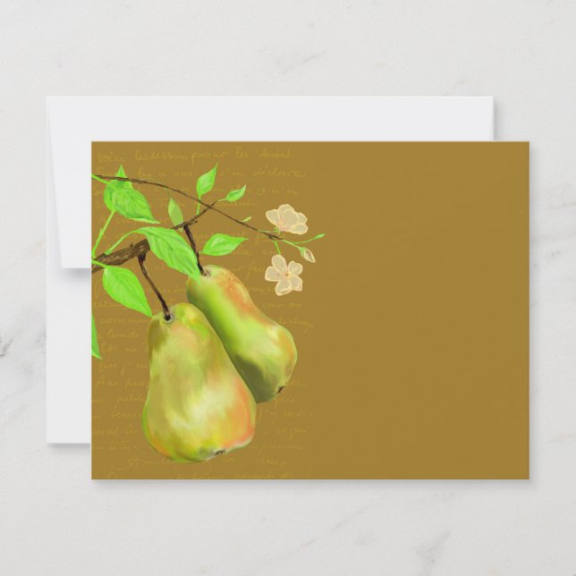 The Perfect Pear RSVP Card (Front)