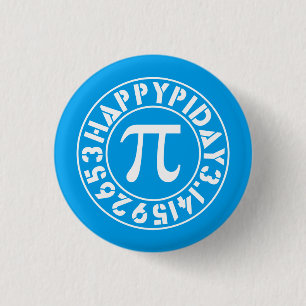 The Perfect Pi Day 1 Inch Round Button