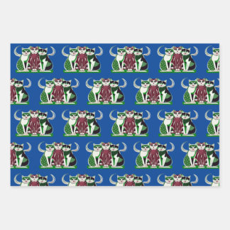 The perfect trio! wrapping paper sheet