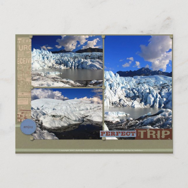 The Perfect Trip Alaska Postcard (Front)