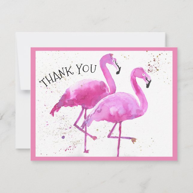 The perfect whimsical card to say Thank You (Back)