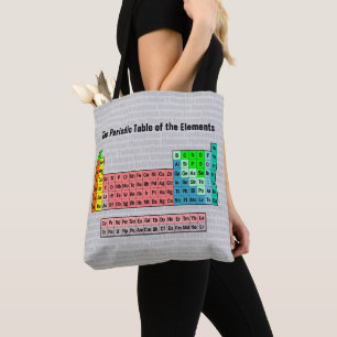 The Periodic Table of the Elements Tote Bag