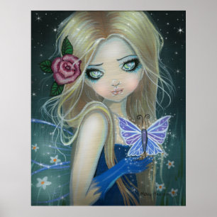 The Periwinkle Butterfly Poster Print