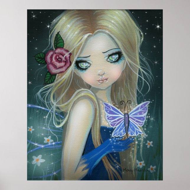 The Periwinkle Butterfly Poster Print (Front)