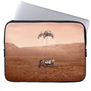 The Perseverance Rover Landing Safely On Mars. Laptop Sleeve