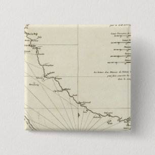 The Persian Gulf 2 Inch Square Button