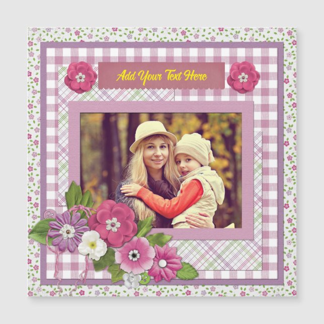 The Personalized Picture Frame with Custom Text  (Front)