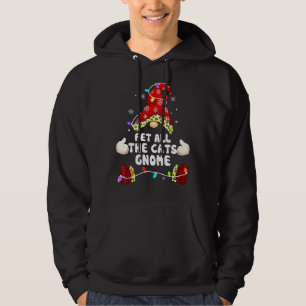 The Pet All The Cats Buffalo Plaid Matching Christ Hoodie