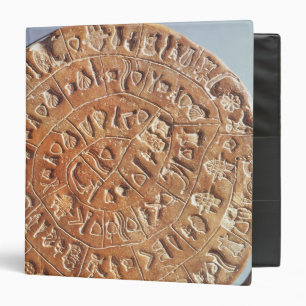 The Phaistos Disc, with unknown significance Binder
