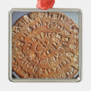The Phaistos Disc, with unknown significance Metal Ornament