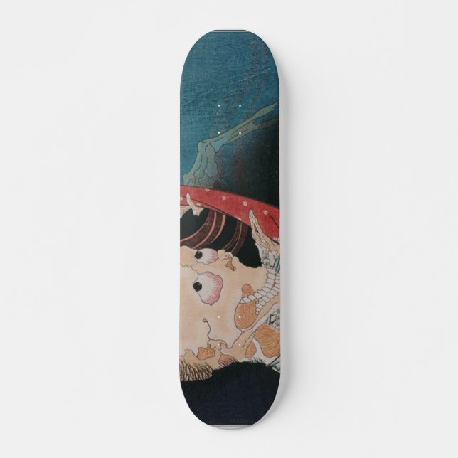 The Phantom of Kohada Koheiji by Katsushika Hokusa Skateboard (Front)