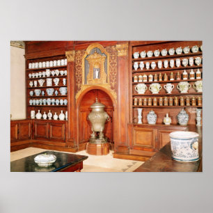 The pharmacy of the Saint-Jean Hospital Poster
