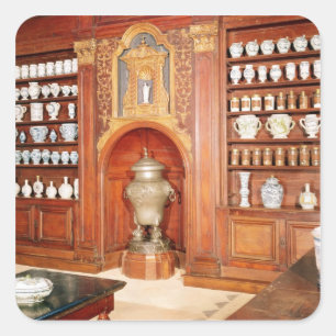 The pharmacy of the Saint-Jean Hospital Square Sticker