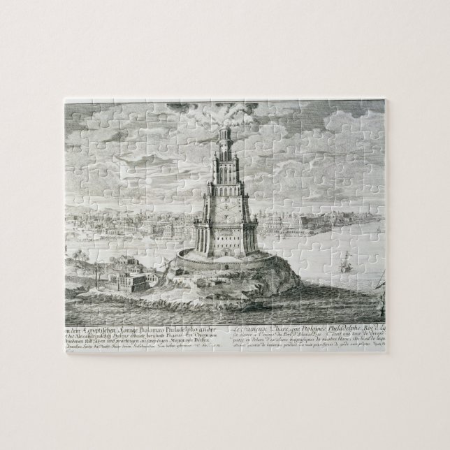 The Pharos of Alexandria, plate 9 from 'Entwurf ei Jigsaw Puzzle (Horizontal)
