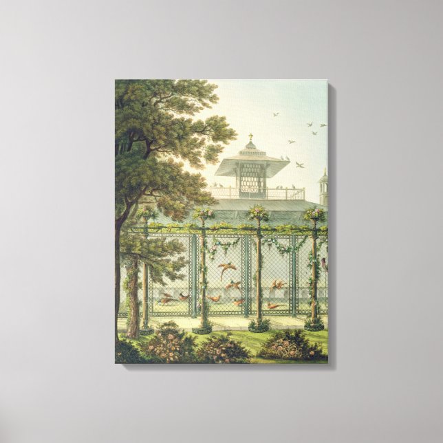 The Pheasantry, engraved by Joseph Constantine Sta Canvas Print (Front)