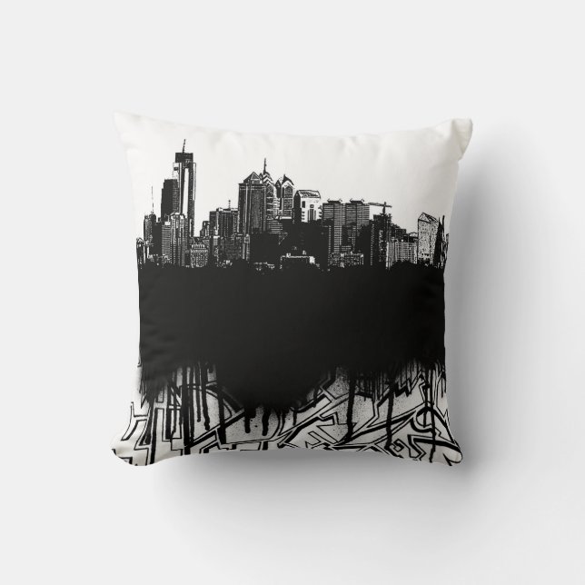The Philadelphia Project Throw Pillow (Front)