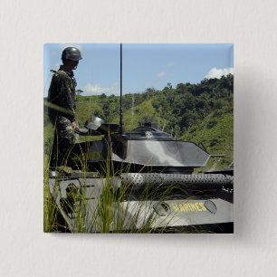 The Philippine Marine Battalion Landing Team 2 Inch Square Button