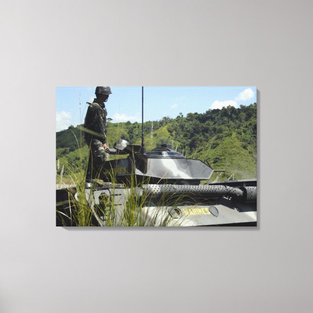 The Philippine Marine Battalion Landing Team Canvas Print (Front)