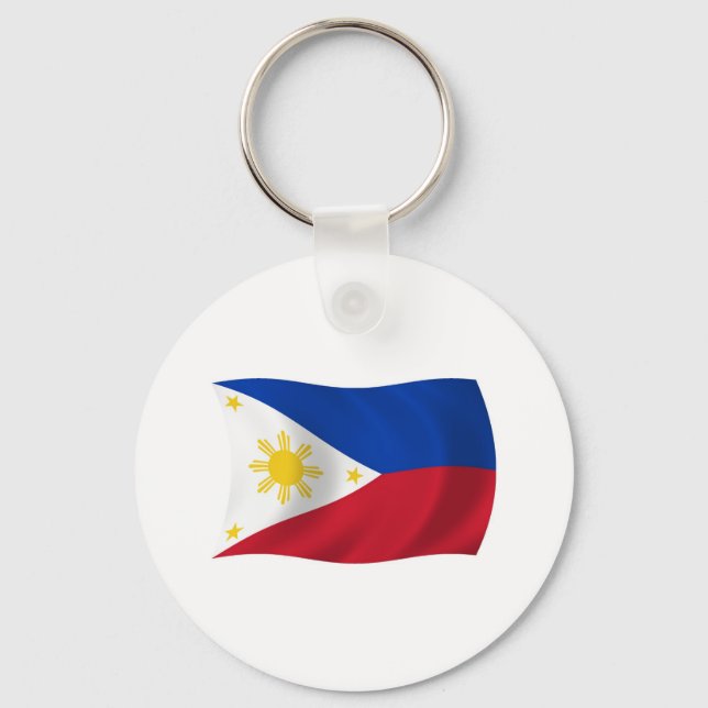 The Philippines Flag Keychain (Front)