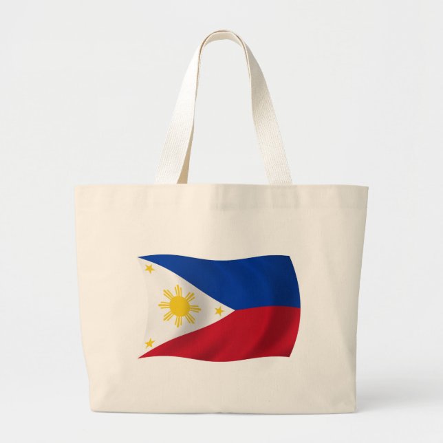The Philippines Flag Tote Bag (Front)