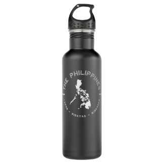 The Philippines Graphic Vintage Retro 710 Ml Water Bottle