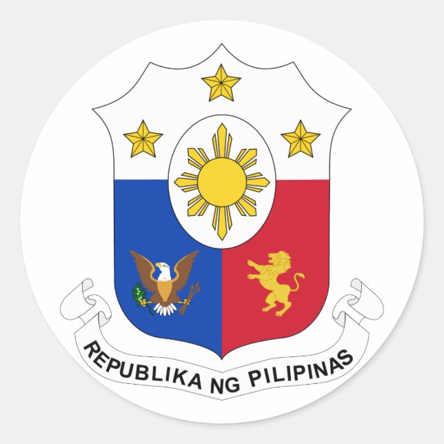the Philippines, Philippines Classic Round Sticker (Front)