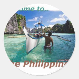 The Philippines Souvenir and Novelty Store Classic Round Sticker