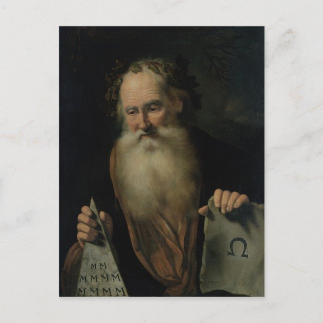 The Philosopher, 1686 Postcard (Front)
