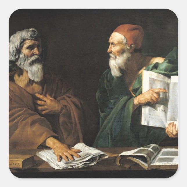 The Philosophers Square Sticker (Front)