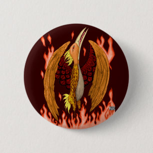 The Phoenix 2 Inch Round Button