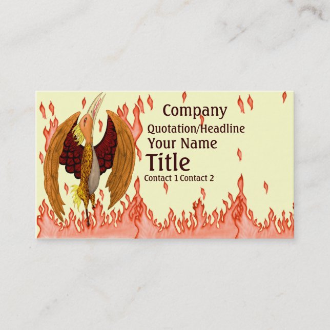 The Phoenix Business Card (Front)
